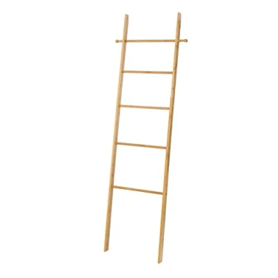 Obrázek WENKO Handtuchleiter Mod. Bahari, schöne Leiter als Handtuchhalter oder Kleiderständer nutzbar, aus echtem Bambus, 43 x 170 33 cm, Natur