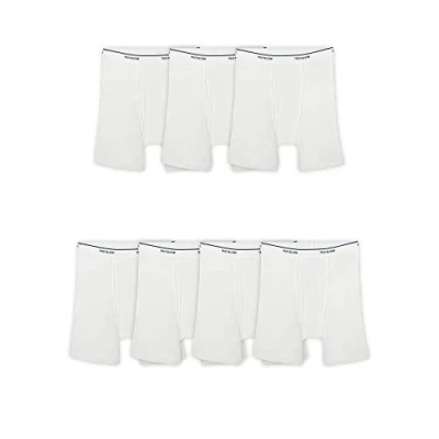 Obrázek Fruit of the Loom Herren Coolzone Boxer Briefs, Moisture Wicking &amp; Breathable, Assorted Color Multipacks Retroshorts, 7er Pack, Weiß, X Large