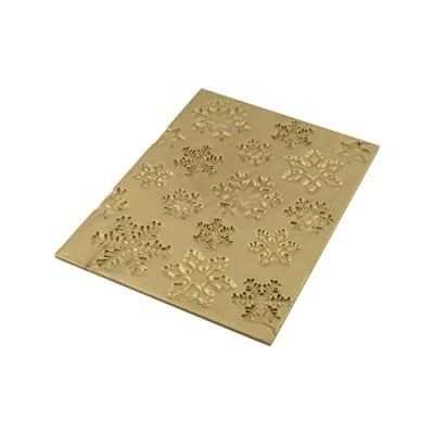 Obrázek Silikomart MAT Frozen Buche Matte, Silikon, Gold, 25 x 18,5 0,6 cm, Silicone, 18.5 0.6 cm