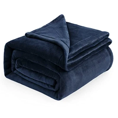 Obrázek BEDSURE hebká deka, flaušová deka do bytu, teplá zima, měkká, na pohovku XXL, gauč, blanket, přikrývka, velká, bytová a 220 x 240 cm, přehoz