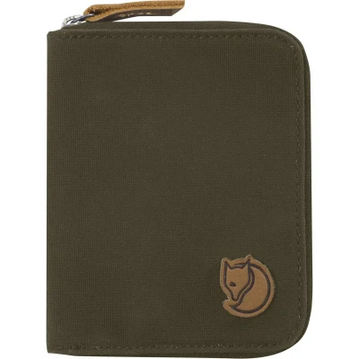 Obrázek Fjällräven Unisex dospělí Zip Portmonka, zelená (Dark Olive), 1x10x12 cm (Š x V H)