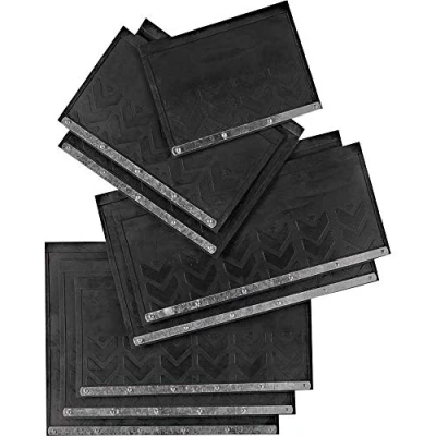 Obrázek Petex SM040 410 016 Schmutzfaenger Gummi (Natur) (B x H) 600mm 500mm, 60 50 cm, schwarz