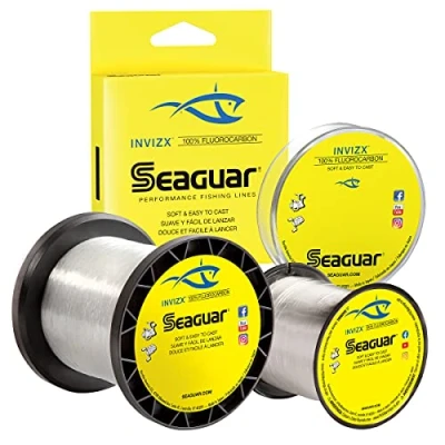 Obrázek Seaguar Unisex Erwachsene InvizX Fluorocarbon Angelschnur, farblos, 4lb Test