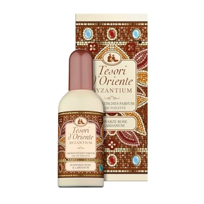 Obrázek Tesori d&#039;Oriente EDT Byzantium 100 ml, aromatický parfém (černá růže a labanum), v hliníkovém flakonu, wellness rituál pro tělo smysly