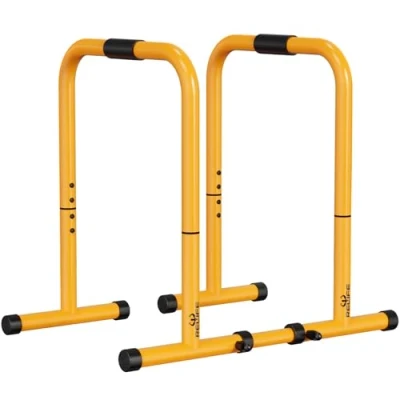 Obrázek RELIFE REBUILD YOUR LIFE Dip Station Barren Parallettes Bar Push Up Einstellbar Einstellbare Höhe Fitness Turnhalle Ausüben Calisthenics Equipment