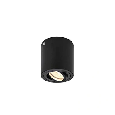 Obrázek SLV TRILEDO CL, interiérové stropní svítidlo, QPAR51, černé, max. 10 W, kulaté