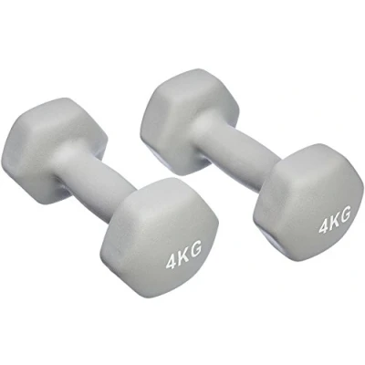 Obrázek Amazon Basics Neoprenové činky závaží, oranžové, sada 2 ks, x 3 kg 6. 0