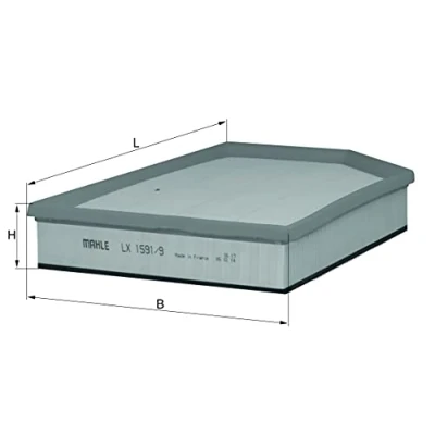 Obrázek Mahle Knecht filtr LX1591/9 vzduchový