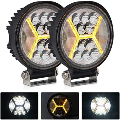 Obrázek antom 2 ks zpětný světlomet pracovní traktor 132W 12 voltů led reflektor auto 13200LM přídavný světlomet, pro člun Campervan nákladní vůz transportér Wrangler osobní automobil..