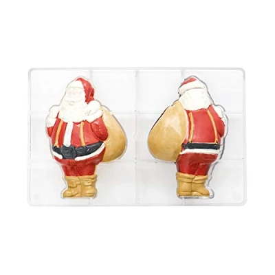 Obrázek DECORA New Model 0050110 Profi SCHOKOLADENFORM FÜR Nikolaus 69 X 105 MM 200 120 22 MM, Polykarbonat, durchsichtig, Piccolo