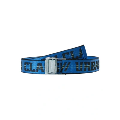 Obrázek Urban Classics Worker BELT Pásek, Muži, Velikost: One Size, Black/blue/frozen yellow