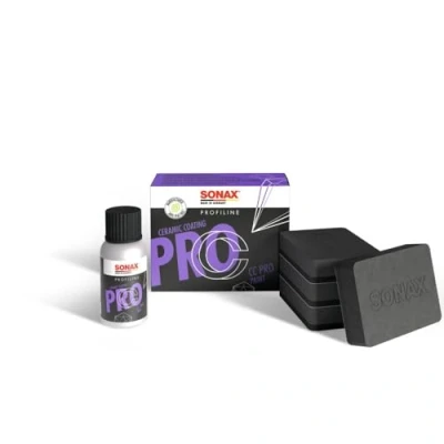 Obrázek SONAX PROFILINE CeramicCoating CC pro (50 ml) Keramický nátěr s vynikající trvanlivostí, hydrofobií a samočistěním intenzivnější barvy maximální hladkost povrchu Č. výrobku 02628410