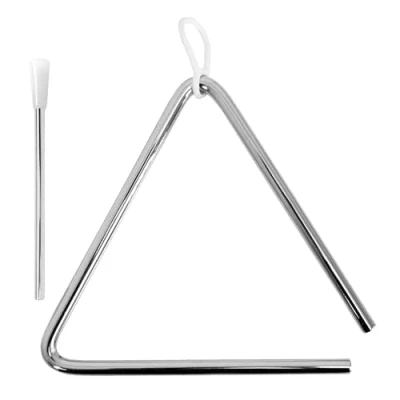 Obrázek A Star Traditionelles Musikdreieck aus Metall 15 cm/20,3 cm mit Metallschlägel