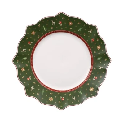 Obrázek Zelený jídelní talíř z kolekce Toy&#039;s Delight od Villeroy a Boch, 29 cm, prémiový porcelán