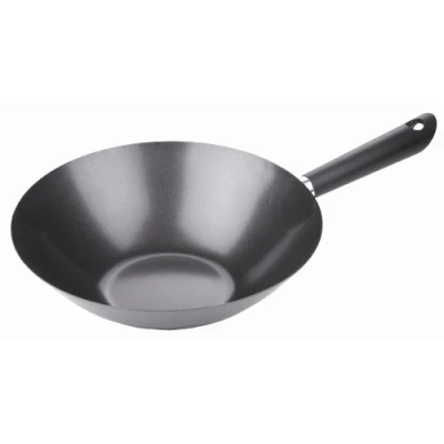 Obrázek Tescoma CANTON wok ø 30 cm I Tradiční z ušlechtilé oceli s nepřilnavým povrchem, chladicí rukojetí Pro všechny typy sporáků, vč. indukce Snadné čištění