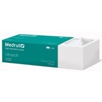 Obrázek Medrull 7,5 x cm vliesové obklady 100 kusů vliesových kompresí Obzvláště měkké, savé nesterilní 4 vrstvy