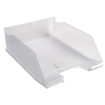 Obrázek Exacompta 11523D Premium Briefablage Combo Maxi DIN A4. Idealer Briefkorb für Ihre Organisation. Robuster und stapelbarer Ablagekorb glasklar