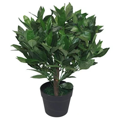 Obrázek Leaf Bay Tree 7090 7089 7207 7209 Künstlicher Lorbeerbaum, Blattform, 50 cm, Grün, Kunststoff