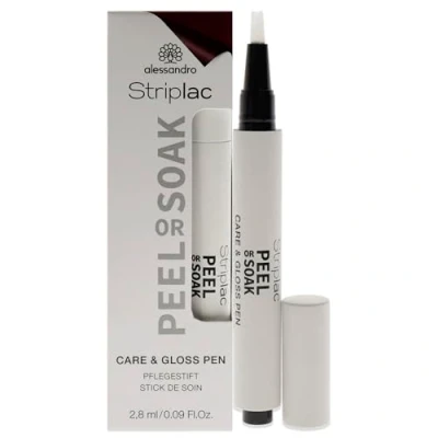 Obrázek alessandro Striplac Peel Or Soak Care &amp; Gloss Finish tužka na péči / lesk cestách a cestách, 2,8 ml