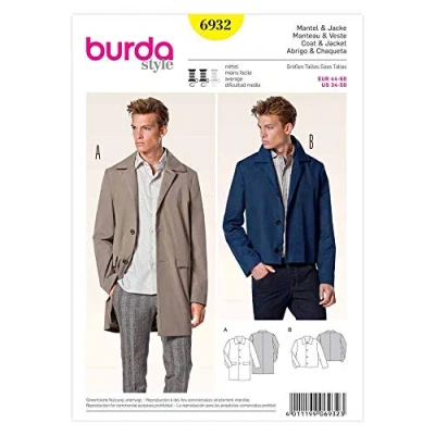Obrázek Burda střižený kabát ? Bunda 6932