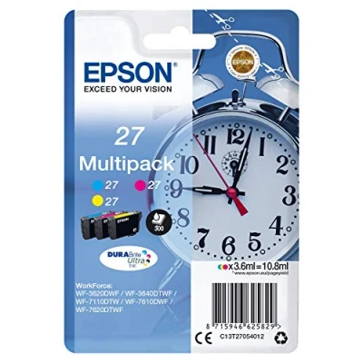 Obrázek Epson Inkoustová kazeta, magenta 27, balení 1 ks