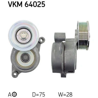 Obrázek Napínací kladka, žebrovaný klínový řemen SKF VKM 64025