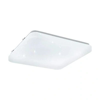 Obrázek EGLO LED stropní svítidlo Frania S, s efektem hvězdné oblohy, materiál: ocel, plast, barva: bílá, L: 28 cm