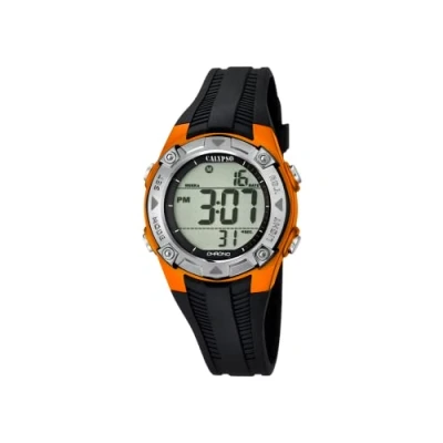 Obrázek Calypso Chlapecké náramkové hodinky digitální Quarz plast K5685/7, Lcd/Black, Řemínek