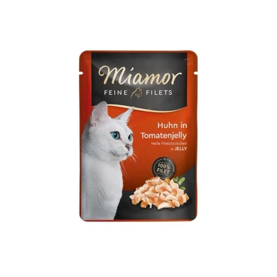 Obrázek Kapsička MIAMOR Fillets kuře a rajče v želé 100g