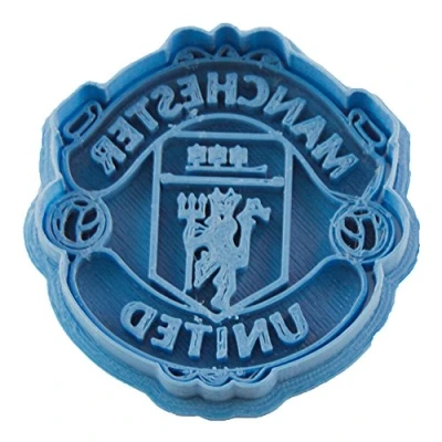 Obrázek Cuticuter Manchester United Fußball Ausrüstung für Kekse, Blau, 8 x 7 1,5 cm