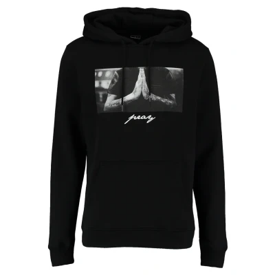 Obrázek Mister Tee PRAY Mikina s kapucí, Muži, Velikost: XS, Black