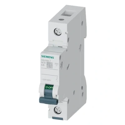 Obrázek Siemens 5SL61067 jistič vedení 6kA C6 1P in 1TE 230/400V, MCB, pojistkový automat