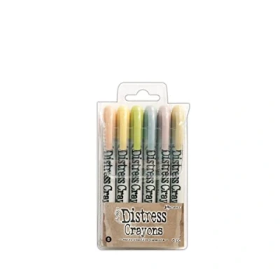 Obrázek Ranger Tim Holtz Distress Crayon pastelky sada, vícebarevné, 13,97 X 7,62 1,27 cm
