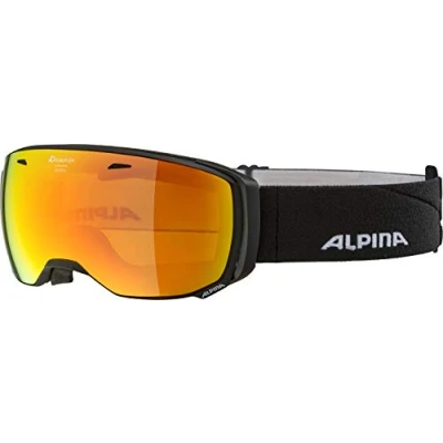 Obrázek ALPINA While A7246 ESTETICA zrcadlové, kontrastní a polarizované OTG lyžařské brýle s 100% UV ochranou pro dospělé, matné černé, One Size