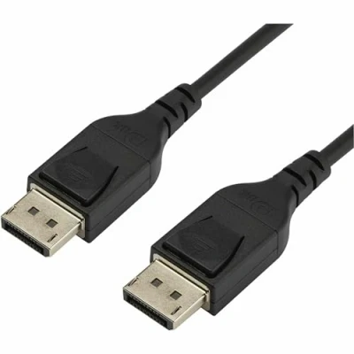 Obrázek StarTech.com 2m VESA Zertifiziertes DisplayPort 1.4 Kabel 8k 60Hz HBR3 HDR Super UHD DP auf Monitorkabel Ultra HD 4k 120Hz Dünnes Videokabel M/M Stecker mit verriegelung (DP14MM2M)