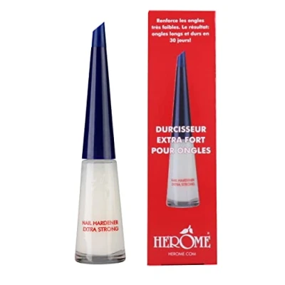 Obrázek Herome Zpevňovač nehtů Extra silný zesilovač garantuje pevné nehty, již po osmi dnech jsou první výsledky patrné. (Nail Hardener 10 ml.