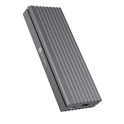Obrázek ICY BOX SSD M.2 NVMe kryt, USB 3.1 (Gen2, 10 Gbit/s), chladicí systém, C, A, PCIe M Key, hliník, šedý