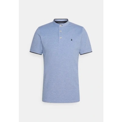 Obrázek Jack &amp; Jones Epaulos MAO SS NOOS Jednoduché tričko, Muži, Velikost: XS, Bright cobalt