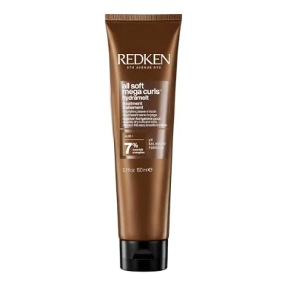 Obrázek Redken Leave In krém na vlasy pro kudrnaté nebo vlasy, oživuje a hydratuje suché s Aloe Vera, All Soft Mega Curls Hydramel, 150 ml