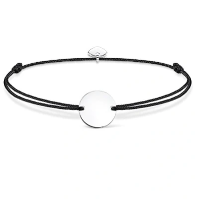 Obrázek Thomas Sabo Dámský náramek Little Secret kruh 925 sterlingové stříbro LS018 173 11 L20v, 925, nylon, Bez kamene.
