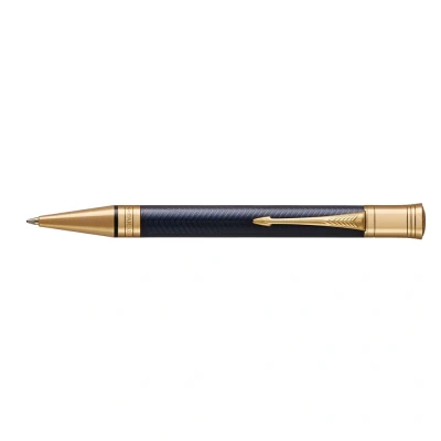 Obrázek Parker Kuličkové pero Duofold Prestige v Blue Chevron střední špička na psaní černý inkoust