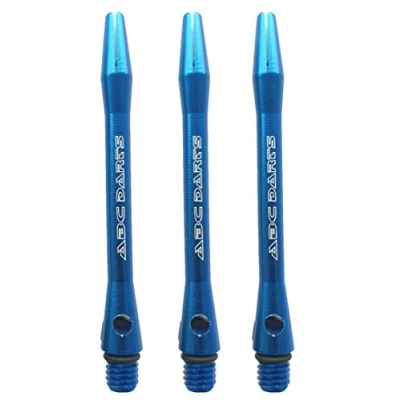 Obrázek ABC Darts hliníková sada dříků s O kroužky středně modrá 4 sady Dart Shafts