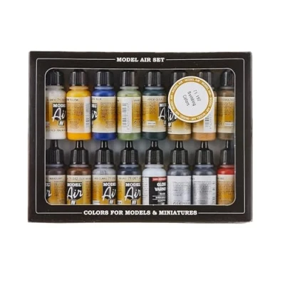 Obrázek Vallejo 071192 barevná sada, stavební barvy, 16 x 17 ml