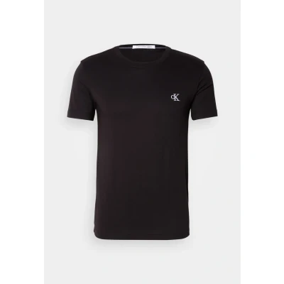 Obrázek Calvin Klein Jeans Essential SLIM TEE Jednoduché tričko, Muži, Velikost: Small, Black
