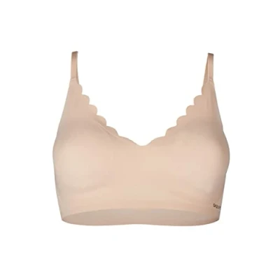 Obrázek Skiny SKNB Dámská podprsenka Crop Top Every Day In Micro Essentials 084272, barva: béžová, zboží: 2409 velikost prádla: S, Béžová (084272)