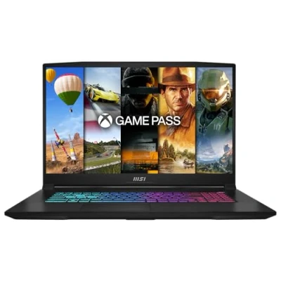 Obrázek MSI Katana 17 herní notebook, 43,9 cm (17,3 palců) FHD, 144 Hz, Intel Core i7 13620H, 2x8 GB RAM, 1 TB SSD, RTX 4060 8 GB, Windows 11 Home, klávesnice QWERTZ, černá, B13VFK 269