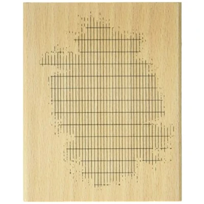 Obrázek Florilèges Design Scrapbooking Stempel mit Notizbuchspitze, Holz, Gummi, beige, L
