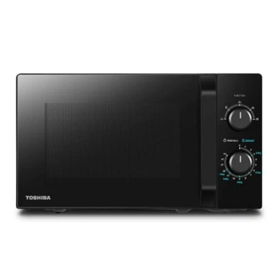 Obrázek Toshiba MW2 MM20PF(BK) Volně stojící mikrovlnná trouba/samostatná trouba / 20 l 800 W 5 výkonových stupňů s praktickou funkcí rozmrazování LED osvětlení uvnitř černá