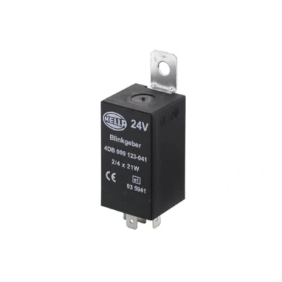Obrázek HELLA Blikač 24 V 4pólový montáž elektronický ECE s držákem 4DB 009 123 041