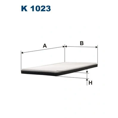 Obrázek Filtr, vnitřní vzduch FILTRON K 1023